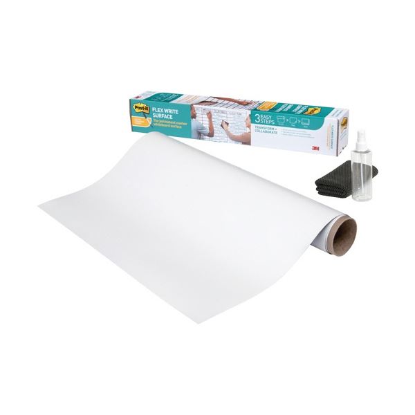 【送料無料】3M ポスト・イット 油性ペンでも使えるホワイトボードフィルム 2430×1210mm FWS 8X4 1枚 おすすめ 人気 安い 激安 格安 おし...