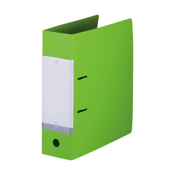 【送料無料】(まとめ) リヒトラブ リクエストD型リングファイル A4タテ 2穴 750枚収容 75mmとじ 背幅88mm 黄緑 G2290-6 1冊[×30セ...