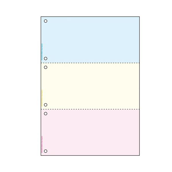 【送料無料】(まとめ) ヒサゴ マルチプリンタ帳票 撥水紙 A4カラー 3面 6穴 BPW2013 1冊(50枚) [×3セット]　おすすめ 人気 安い 激安 格安 おしゃれ 誕生日 プレゼント ギフト 引越し 新生活