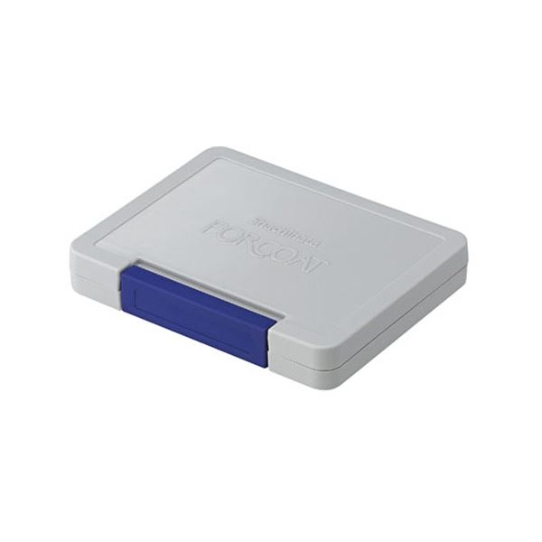 【送料無料】(まとめ) シヤチハタ フォアコートスタンプ台 大形 藍色 HCN-3-B 1個[×5セット]　おすすめ..