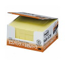 【送料無料】(まとめ) 3M ポストイット エコノパック ふせんハーフ 再生紙 75×12.5mm イエロー 5601-Y20 1パック(24冊) [×10セッ...