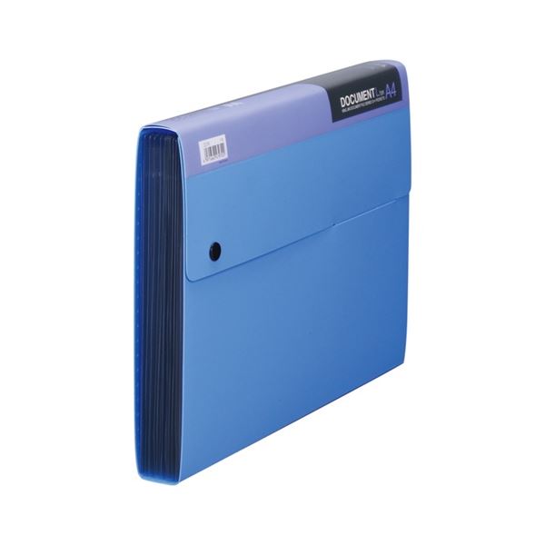 【送料無料】キングジム ドキュメントファイル A4・Lタイプ PP表紙 13ポケット 青 2276 1セット(5冊) おすすめ 人気 安い 激安 格安 おしゃれ...