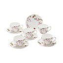 【送料無料】エインズレイ 5客ティー碗皿 K21104518 おすすめ 人気 安い 激安 格安 おしゃれ 誕生日 プレゼント ギフト 引越し 新生活 ホワイトデ...