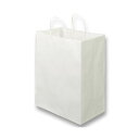 【送料無料】TANOSEE 紙手提袋 丸紐マチ広・大 ヨコ350×タテ440×マチ幅210mm 白無地 1セット(300枚:50枚×6パック) おすすめ 人気 ...