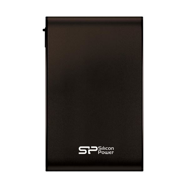 【送料無料】(まとめ) シリコンパワー ポータブルHDDArmor A80 1TB ブラック SP0 ...