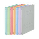 【送料無料】(まとめ) TANOSEE フラットファイル(スタンダードカラー) A4タテ 150枚収容 背幅18mm 7色アソートパック 1パック(7冊:各色1...