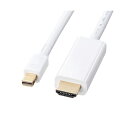 【送料無料】サンワサプライ ミニDisplayPort-HDMI変換ケーブル 1m ホワイト KC-MDPHDA10 おすすめ 人気 安い 激安 格安 おしゃれ 誕生日 プレゼント ギフト 引越し 新生活 ホワイトデー