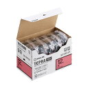 【送料無料】キングジム(KING JIM) テプラPROテープエコノパック 5個入 12mm 赤 SC12R-5P おすすめ 人気 安い 激安 格安 おしゃれ 誕生日 プレゼント ギフト 引越し 新生活 ホワイトデー