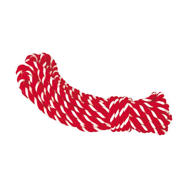 【送料無料】(まとめ) ササガワ 紅白ロープ アクリル製直径8mm×長さ10.5m 40-6555 1本[×5セット]　おすすめ 人気 安い 激安 格安 おしゃれ 誕生日 プレゼント ギフト 引越し 新生活 ホワイトデー