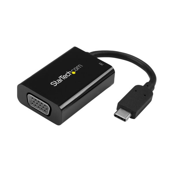 【送料無料】StarTech.com USB-C-VGA変換アダプタ 2048×1280 Power Delivery対応 CDP2VGAUCP 1個 おすすめ 人気 安い 激安 格安 おしゃれ 誕生日 プレゼント ギフト 引越し 新生活