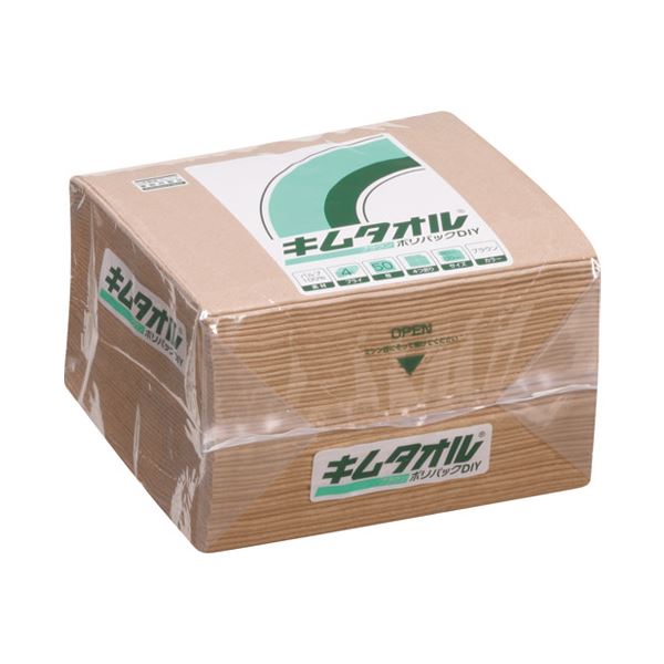 【送料無料】(まとめ) 日本製紙クレシア キムタオル ブラウン ポリパックDIY 50枚[×10セット] おすすめ 人気 安い 激安 格安 おしゃれ 誕生日 プレゼント ギフト 引越し 新生活 ホワイトデー