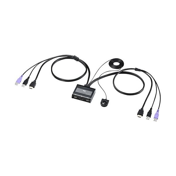 【送料無料】サンワサプライ HDMI対応 手元スイッチ付きパソコン自動切替器(2:1) SW-KVM2WHU 1台 おすすめ 人気 安い 激安 格安 おしゃれ 誕生日 プレゼント ギフト 引越し 新生活 ホワイトデー