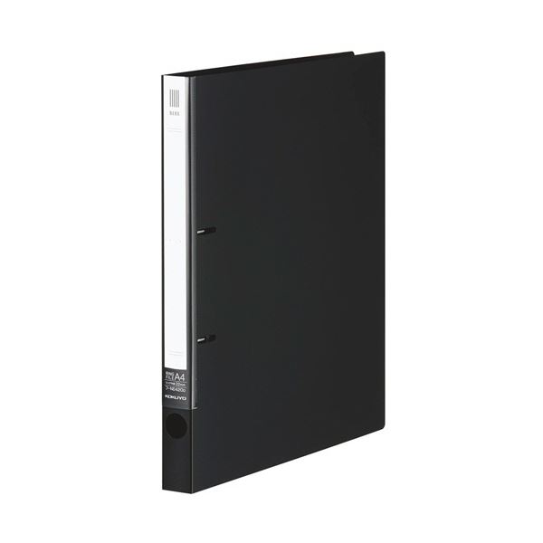 【送料無料】(まとめ) コクヨ リングファイル(NEOS) A4タテ 2穴 180枚収容 背幅27mm ブラック フ-NE420ND 1セット(10冊) [×3...
