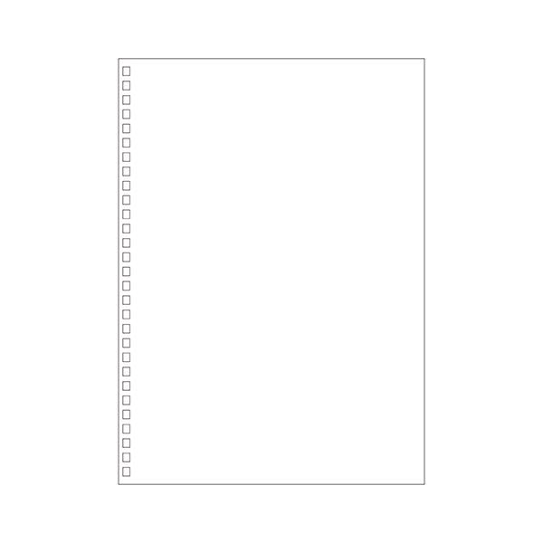 【送料無料】(まとめ) リヒトラブ AQUA DROPsツイストノート(専用リーフ) セミB5 29穴 無地 N-1600P 1パック(30枚) [×30セット...