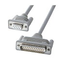 【送料無料】(まとめ) サンワサプライ RS-232Cケーブルクロス(D-Sub9pin) メス-(25pin) オス 5.0m KRS-423XF-5K 1本...