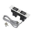 【送料無料】スガツネ工業デスクトップマルチタップDML型(210-020-482) DML-PP-L-WT 1個 おすすめ 人気 安い 激安 格安 おしゃれ 誕...