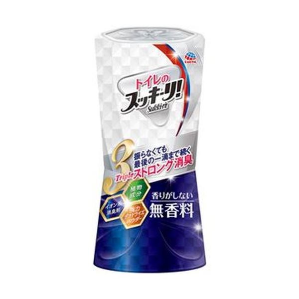 【送料無料】(まとめ) アース製薬 トイレのスッキーリ！ 無香料 400ml 1セット(3個) [×10セット] おすすめ 人気 安い 激安 格安 おしゃれ 誕生日 プレゼント ギフト 引越し 新生活 ホワイトデー