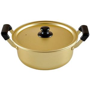 【送料無料】[30個セット] 軽量アルミ 両手鍋/調理器具[20cm] ガスコンロ専用 『豊味庵』 [キッチン 台所 店舗 お店] おすすめ 人気 安い 激安 格安 おしゃれ 誕生日 プレゼント ギフト 引越し 新生活 ホワイトデー