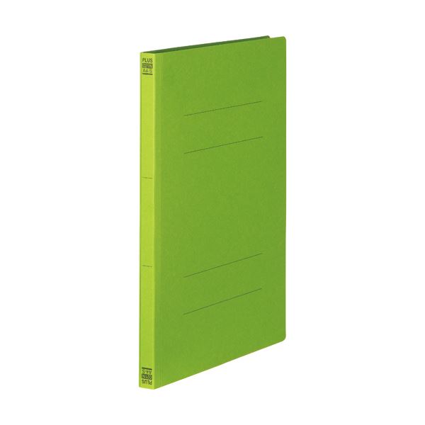 【送料無料】(まとめ) プラス フラットファイル 樹脂とじ具A4タテ 150枚収容 背幅18mm リーフグリーン No.021N 1セット(10冊) [×30セ...