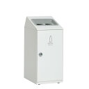 【送料無料】TERAMOTO(テラモト) ニートSLF あきびん用 オフホワイト 47.5L 丸穴(スチール製ゴミ箱) おすすめ 人気 安い 激安 格安 おしゃれ 誕生日 プレゼント ギフト 引越し 新生活 ホワイトデー(3)