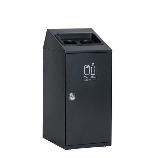 【送料無料】TERAMOTO(テラモト) ニートSLF かん・びん用 アーバングレー 47.5L 丸穴(スチール製ゴミ箱) おすすめ 人気 安い 激安 格安 おしゃれ 誕生日 プレゼント ギフト 引越し 新生活 ホワイトデー