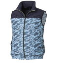 【送料無料】KU92020 空調服 R ポリエステル製 カジュアルベスト 服のみ ネイビー×ネイビーカモ 3L おすすめ 人気 安い 激安 格安 おしゃれ 誕生...