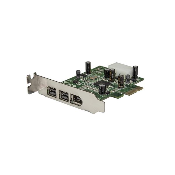 【送料無料】StarTech.com IEEE1394a×1/1394b×2増設PCIeカード ロープロファイル対応 FireWire 800×2/400×1PEX1394B3LP 1台　おすすめ ..