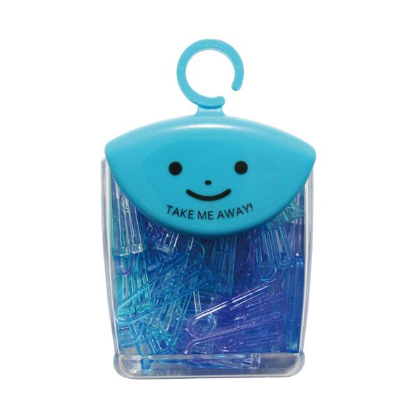 【送料無料】(まとめ) ミツヤ ツレテッテ プチゼムクリップクリアマリンカラー4色アソート TM-67-M 1セット(350本:70本×5ケース) [×3セット...