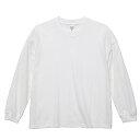 【おすすめ・人気】5.6オンス・ 身幅と肩幅が同寸のビッグボックスシルエット ロングスリーブ ホワイト XL 安い 激安 格安 おしゃれ 誕生日 プレゼント ギフト 引越し 新生活 ホワイトデー