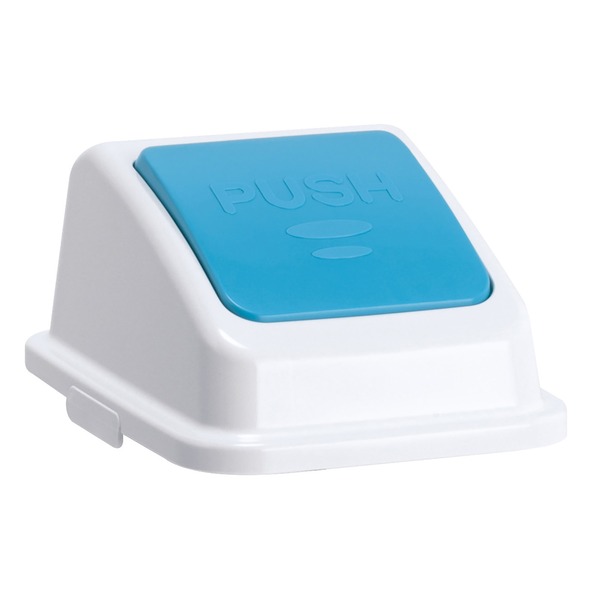 【おすすめ・人気】テラモト エコ分別カラーペール W35 フタ 青 プッシュ もえないゴミ(本体別売り) 安い 激安 格安 おしゃれ 誕生日 プレゼント ギフト 引越し 新生活 ホワイトデー