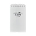 【送料無料】(まとめ) リヒトラブ AQUA DROPsツイストノート(メモサイズ) 125×72mm 8穴 5mm方眼罫 白 40枚 N-1661-0 1冊[...