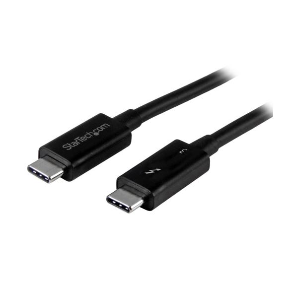 【おすすめ・人気】（まとめ）StarTech.com 0.5m Thunderbolt 3 （40Gbps） USB-C ケーブル TBLT34MM50CM 1台 【×3セット】|安い 激安 格安