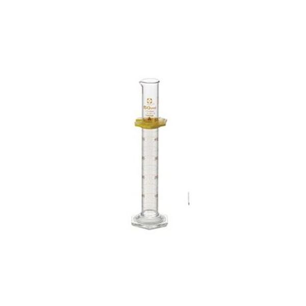【おすすめ・人気】(まとめ)メスシリンダー (SIBATA) カスタムA 50mL バンパー付 【×5セット】|安い 激安 格安