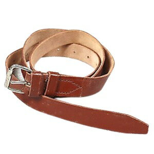 楽天おすすめショップ【おすすめ・人気】ルーマニア軍放出 レザーベルト 2 約125cm ブラウン 未使用 デッドストック ミリタリーグッズ ミリタリーウェア|安い 激安 格安