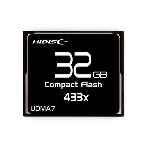 【送料無料】HIDISC CFカード 32GB 433x Read65MB／s MLCチップ搭載 HDCF32G433XJP3　おすすめ 人気 安い 激安 格安 おしゃれ 誕生日 プレゼント ギフト 引越し 新生活 ホワイトデー
