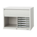 【送料無料】ライオン事務器シャッター扉付レターケース A4タテ 7段コンビ ライトグレー No.407PT 1台 おすすめ 人気 安い 激安 格安 おしゃれ 誕...
