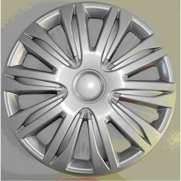 【送料無料】落ち着いた渋めの10本スポーク 定番のシルバーカラー 15インチ シルバー 4枚セット おすすめ 人気 安い 激安 格安 おしゃれ 誕生日 プレゼン...