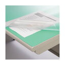 【送料無料】ライオン事務器 デスクマット 再生塩ビ製ノングレア仕上 ダブル(グリーンマット付) 約1045×620×1.5mm No.6-PRM 1セット(10...