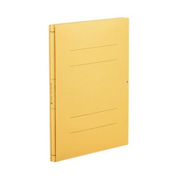 【送料無料】(まとめ) コクヨ ガバットファイル(中抜き 紙製) A4タテ 1000枚収容 背幅14〜114mm 黄 フ-VN90Y 1セット(10冊) [×3...