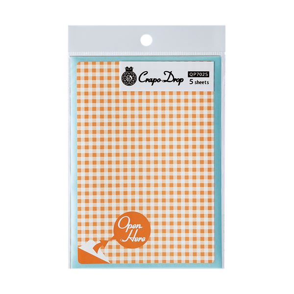 【送料無料】(まとめ) ヒサゴ クラッポドロップ プライバシールオレンジ A6 1面 ラベルサイズ96×142mm QP702S 1冊(5シート) [×30セッ...