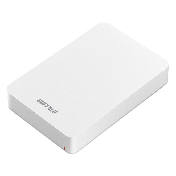 【おすすめ・人気】バッファロー USB3.1（Gen.1）対応 耐衝撃ポータブルHDD 5TB ホワイト HD-PGF5.0U3-GWHA|安い 激安 格安