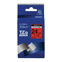 【おすすめ・人気】ブラザー工業 TZeテープ ラミネートテープ(赤地/黒字) 24mm TZe-451 安い 激安 格安 おしゃれ 誕生日 プレゼント ギフト 引越し 新生活 ホワイトデー