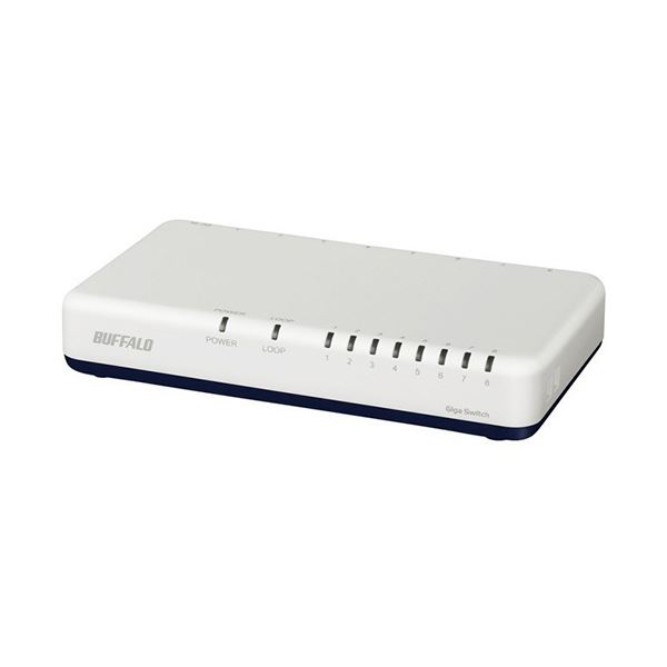 【送料無料】バッファロー Giga対応スイッチングハブ プラスチック筐体 電源外付けモデル 8ポート ホワイト LSW6-GT-8EP/WH 1台 おすすめ 人気 安い 激安 格安 おしゃれ 誕生日 プレゼント ギフト 引越し 新生活