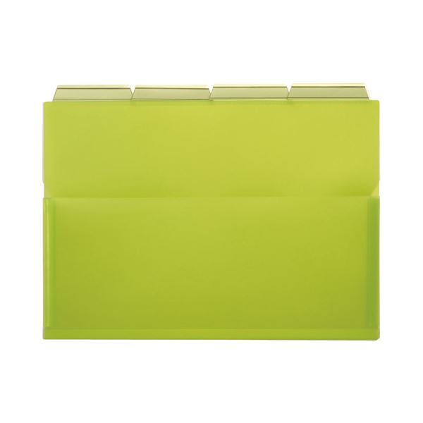 【送料無料】(まとめ) ライオン事務器PPポケットホルダー(エール) A4 グリーン マチ付 PH-42A-G 1パック(4冊) [×10セット]　おすすめ 人気 安い 激安 格安 おしゃれ 誕生日 プレゼント ギフト 引越し 新生活