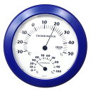 【送料無料】クレセル 日本製 温湿度計 壁掛け用 ブルー CR-221BB　おすすめ 人気 安い 激安 格安 おしゃれ 誕生日 プレゼント ギフト 引越し 新生活 ホワイトデー
