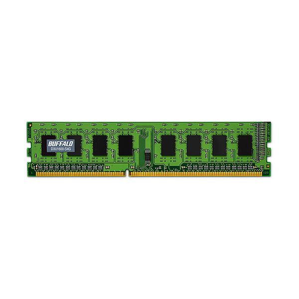 【送料無料】(まとめ) バッファロー 法人向けPC3-12800 DDR3 1600MHz 240Pin SDRAM DIMM 4GB MV-D3U1600-S4G1枚[×3セット]　おすすめ ..