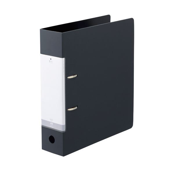 【送料無料】(まとめ) リヒトラブ リクエストD型リングファイル A4タテ 2穴 650枚収容 65mmとじ 背幅74mm 黒 G2280-24 1冊[×30セ...