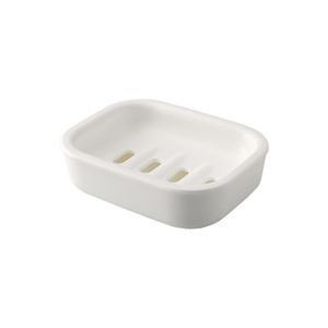 【送料無料】[60個セット] 石鹸置き ソープディッシュ 約幅125mm ホワイト 日本製 H＆H 石けん台 浴室 風呂 バスルーム おすすめ 人気 安い 激安 格安 おしゃれ 誕生日 プレゼント ギフト 引越し 新生活 ホワイトデー