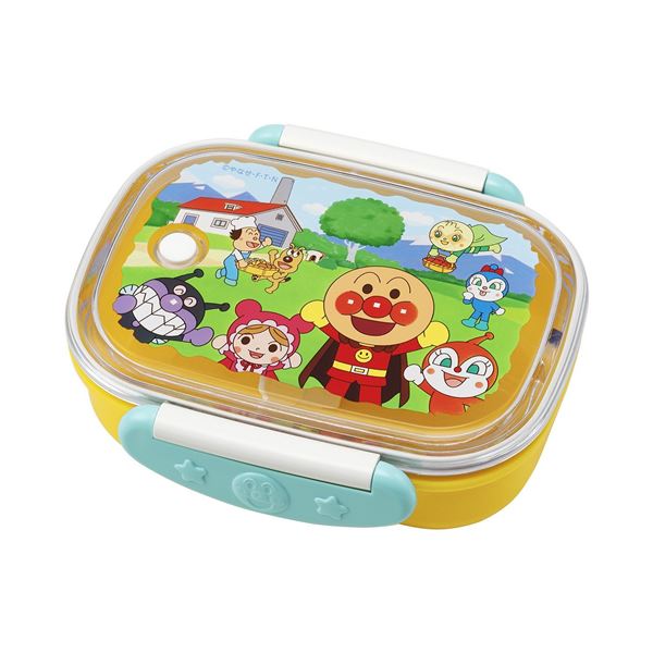 おすすめ 人気【アンパンマン】 子供用 お弁当箱/ランチボックス 【イエロー 280ml ロック式】 弁当 電子レンジ 食洗機 日本製 キッズ レック安い 激安 格安