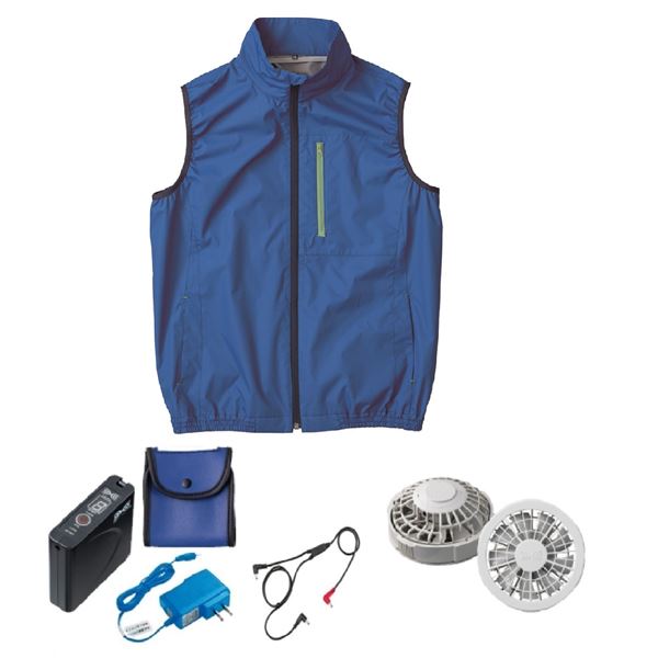 【おすすめ・人気】KU92140 空調服 R ポリエステル製 遮熱 タチエリ ベスト FAN2200G・RD9261・LISUPER..